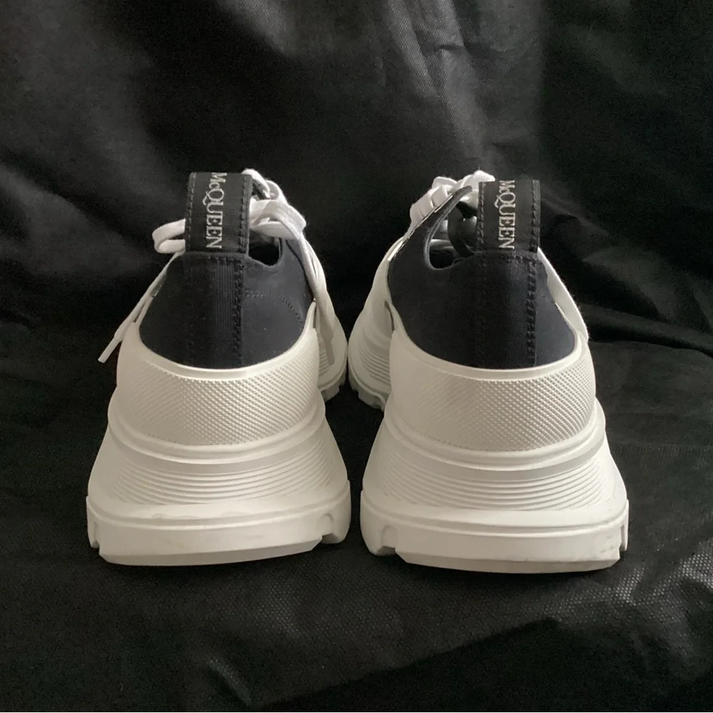 Alexander McQueen Tread Slick Canvas Platform Sneakers, Size 41 - Picture 5 of 14